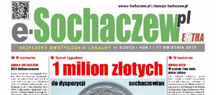 7 000 egzemplarzy gazety „e-Sochaczew.pl extra”