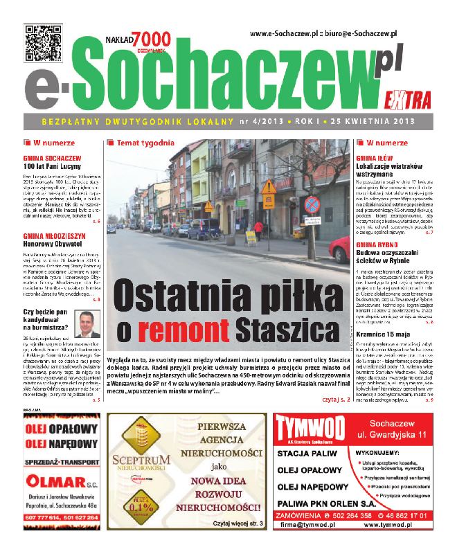 Premiera 4 numeru gazety „e-Sochaczew.pl extra”