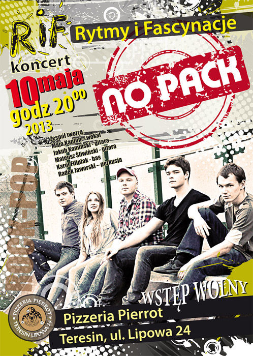 NO PACK - koncert z cyklu Rytmy i Fascynacje