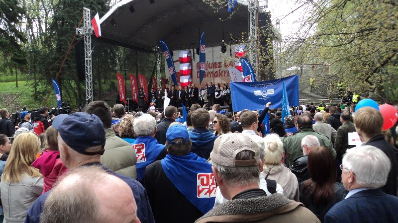Udział w obchodach 1 maja
