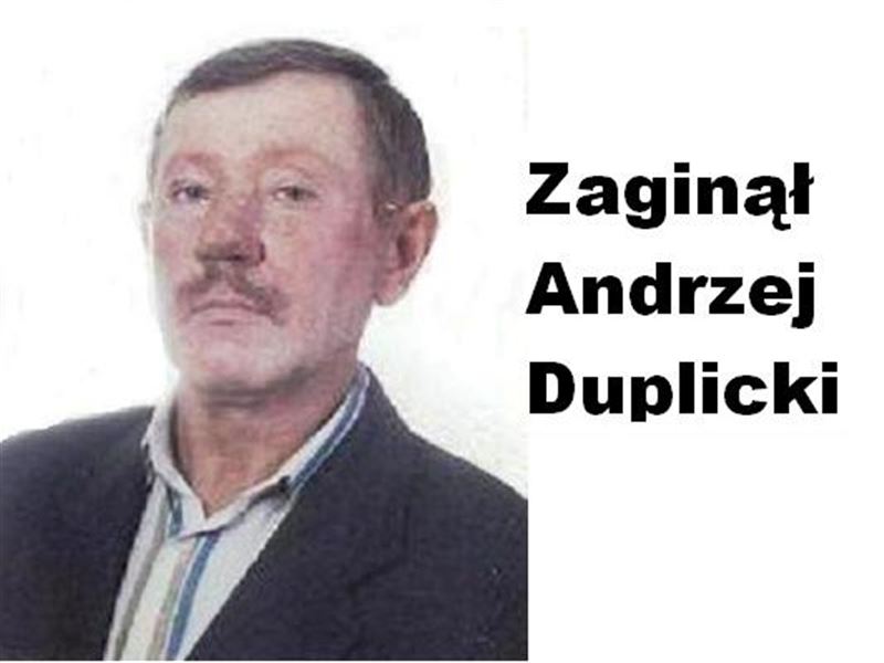 Wyszedł z domu i nie powrócił