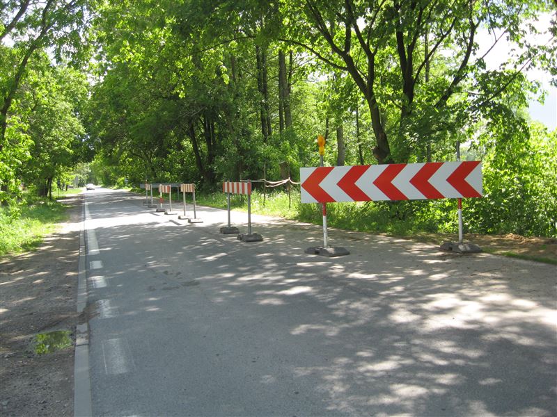Skarpa osuwa się nadal