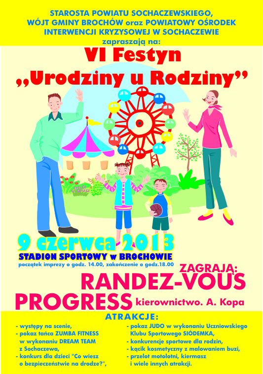 Festyn w Brochowie zagrają Randez - Vous oraz Progress pod kierownictwem A. Kopy