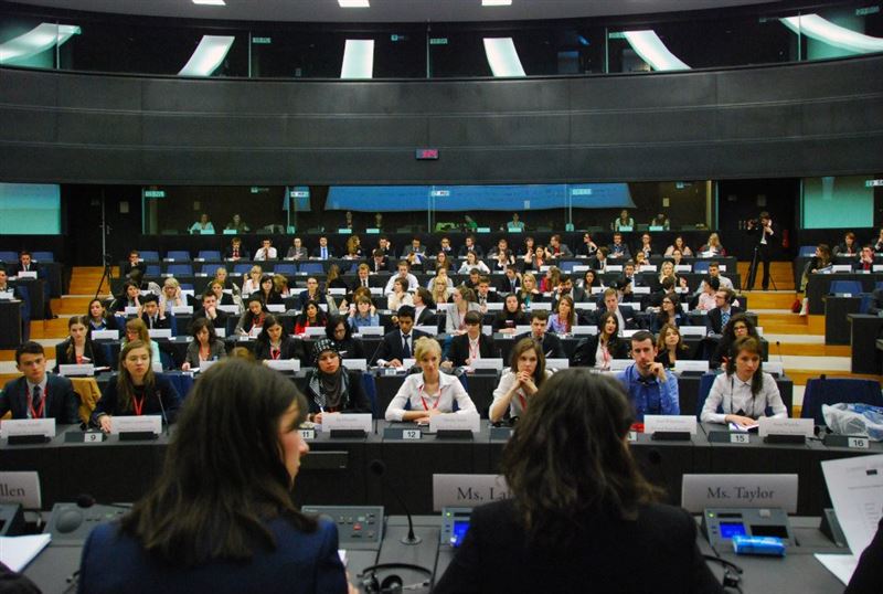 Żaneta w Parlamencie Europejskim