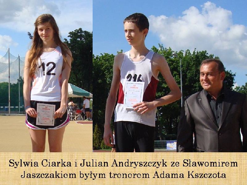 Sylwia Ciarka pierwsza a Julian Andryszczyk trzeci na mityngu lekkoatletycznym w Łodzi