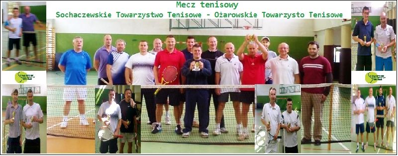 W czasie deszczu tenisiści się nie nudzą.