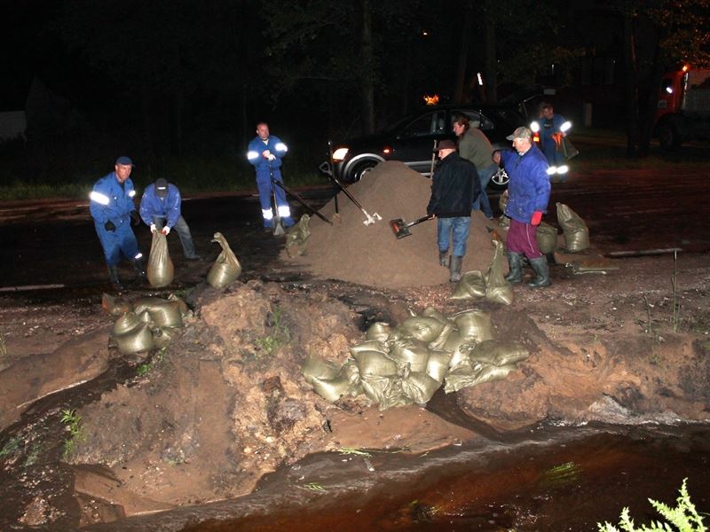 Dramatyczna walka z wodą