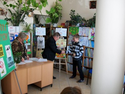 Konkurs plastyczny w Gminnej Bibliotece Publicznej w Młodzieszynie