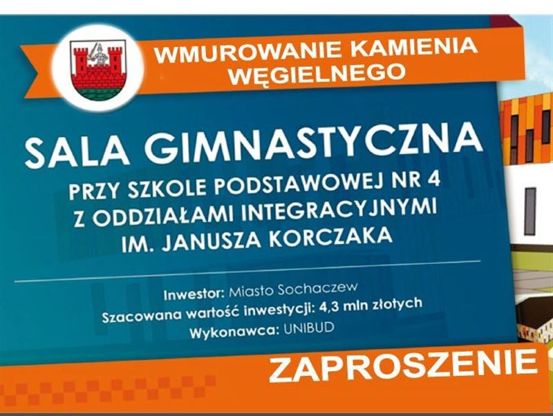 Kamień węgielny pod budowę sali