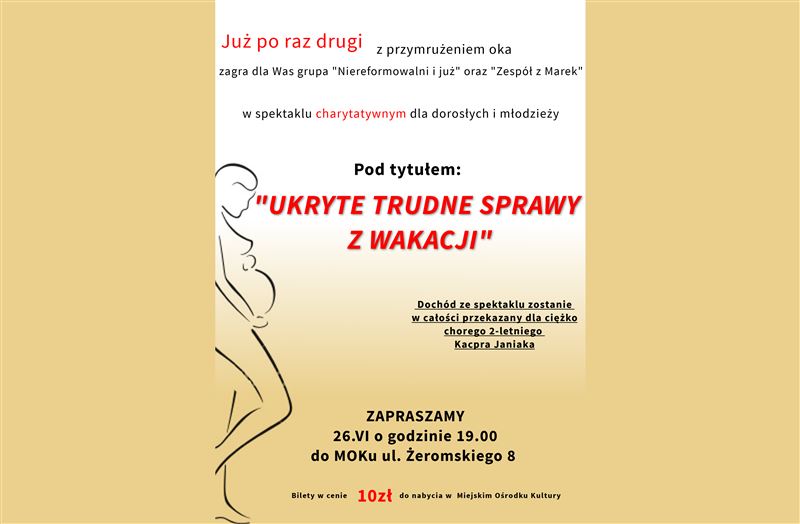 Wieczorne Show dla Kacperka - Zapraszamy