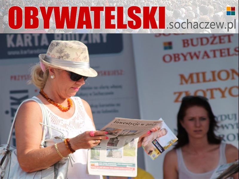 Zgłoś swój pomysł do Sochaczewskiego Budżetu Obywatelskiego