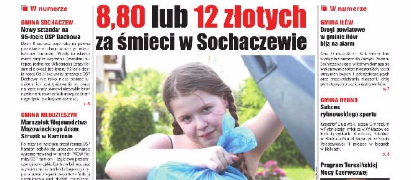 Bezpłatna gazeta e-Sochaczew.pl extra, jest najnowszy numer