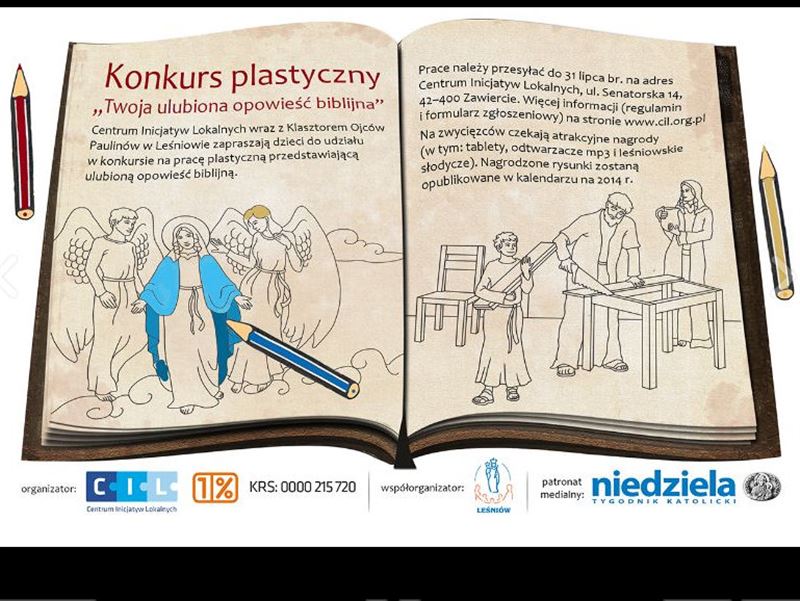 Konkurs Twoja ulubiona opowieść biblijna