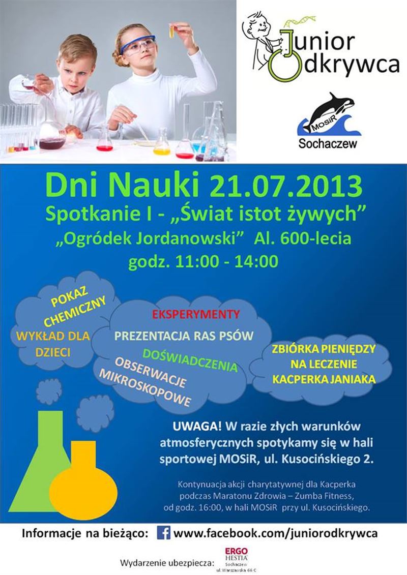 Dni Nauki z Junior Odkrywca i MOSiR-em