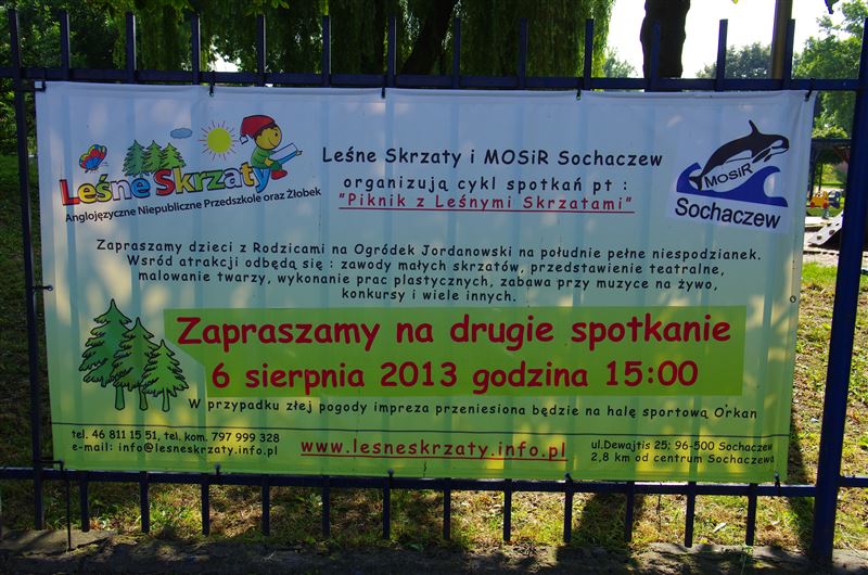 II Piknik z LEŚNYMI SKRZATAMI w Ogródku Jordanowskim