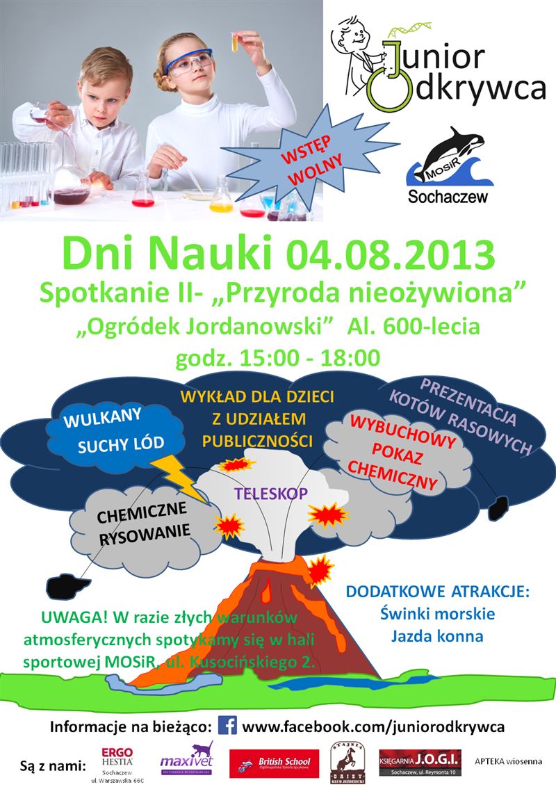 Dni Nauki z Juniorem Odkrywcą już wkrótce !