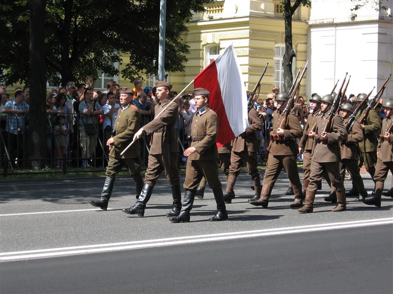 Sochaczewscy rekonstruktorzy defilowali w Warszawie
