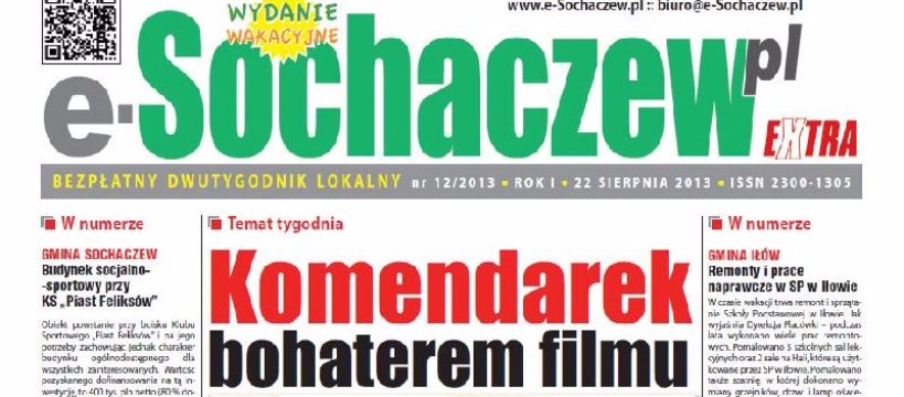 Jest najnowszy numer bezpłatnej gazety e-Sochaczew.pl extra