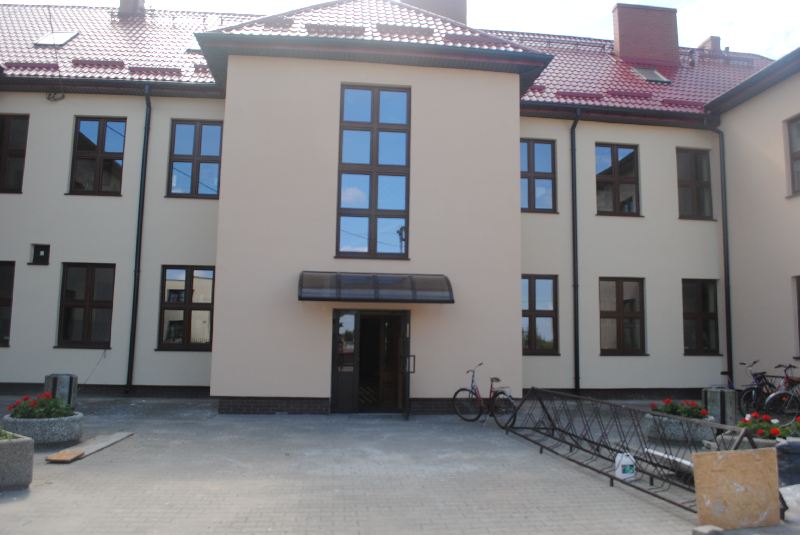 Elewacja w Brzozowie ukończona