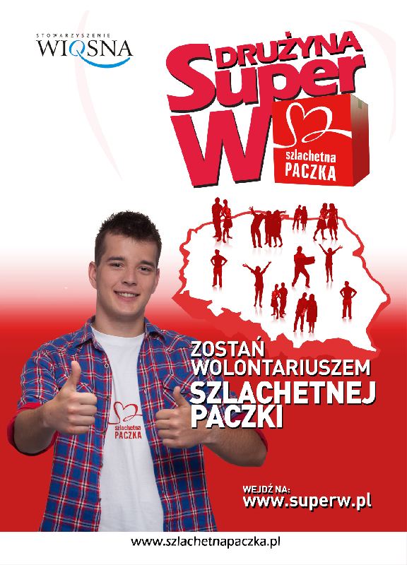 Zostań Wolontariuszem SZLACHETNEJ PACZKI!
