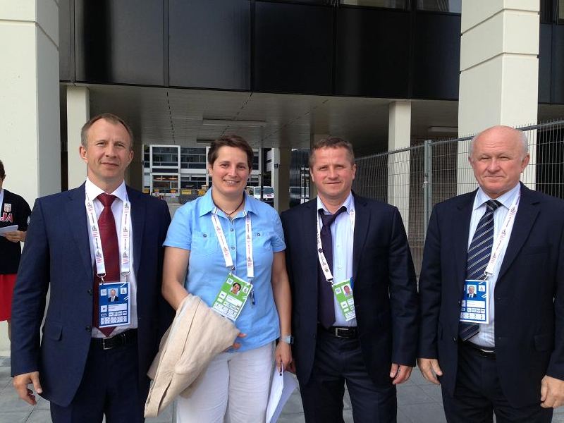 Sochaczewski trener na Europejskim Festiwalu Młodzieży w judo- Utrecht (Holandia).