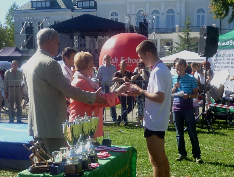 Łukasz Winnicki drugi w Otwocku