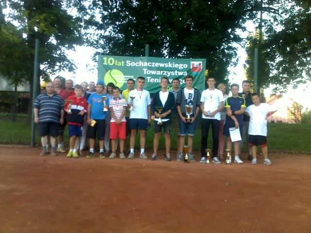 X Młodzieżowe Mistrzostwa Sochaczewa w Tenisie Ziemnym - Youth Tournament Open 2013 - zakończone.