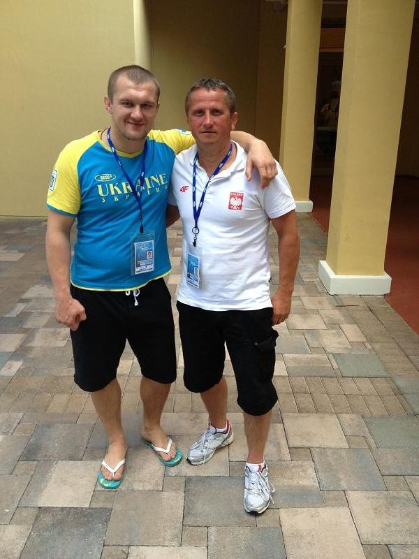 Trener Janusz Piechna na Mistrzostwach Świata w Miami.