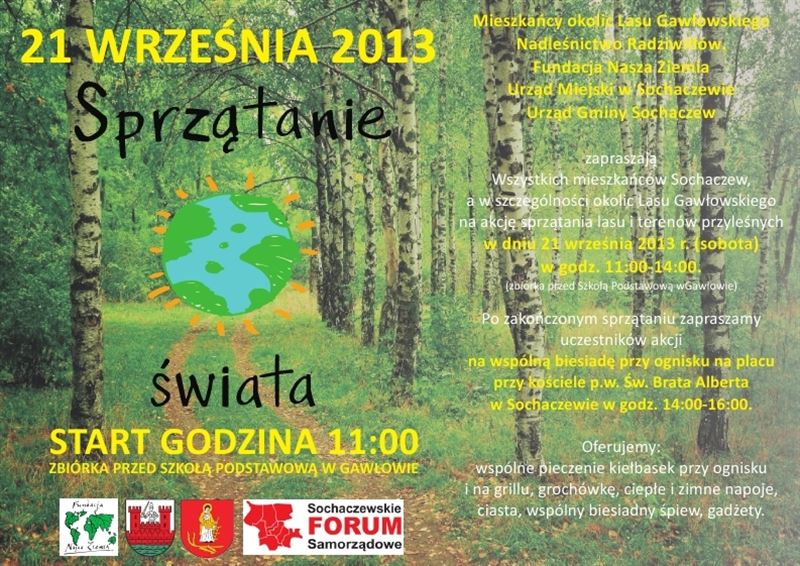 Posprzątajmy lasek gawłowski i pobiesiadujmy!