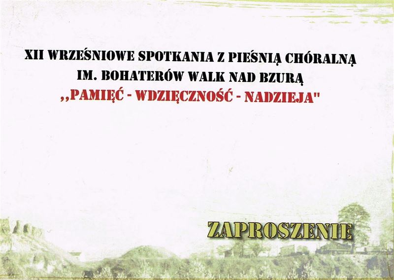 Zapraszamy na kolejną edycję przeglądu chórów