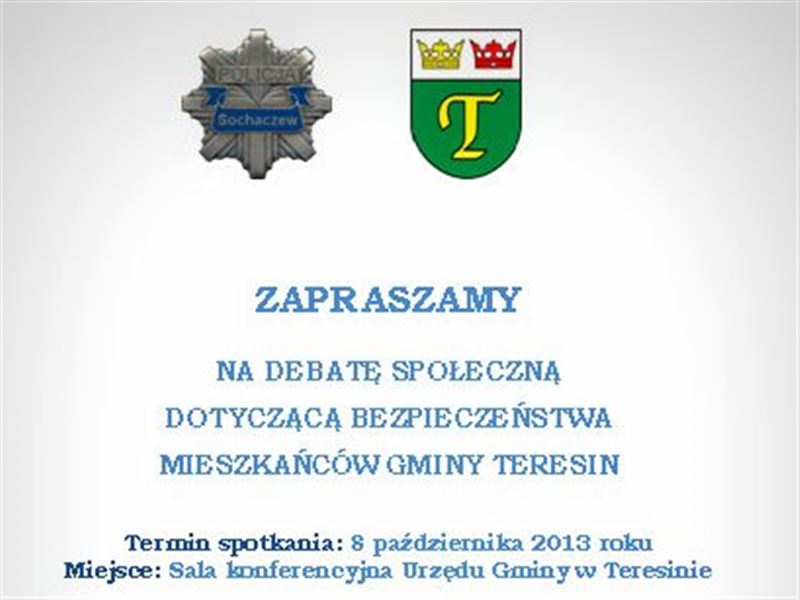 Bezpieczna gmina Teresin?