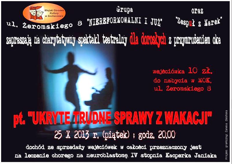 Teatr dla chorego Kacperka Janiaka