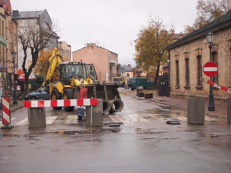 Zamknięta ulica Reymonta