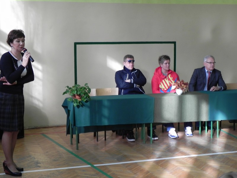 Anita Włodarczyk w Iwaszkiewiczu - 05.11.2013