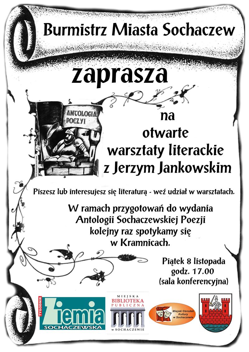 Zapraszamy na poetyckie warsztaty