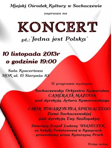 Koncert „JEDNA JEST POLSKA