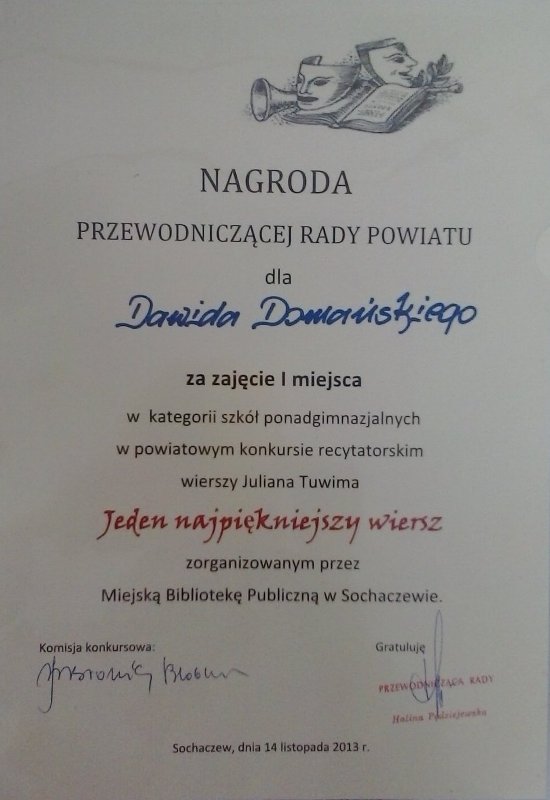 RECYTATORZY Z IWASZKIEWICZA NAJLEPSI W POWIECIE