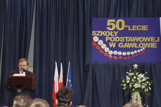 50 lecie Szkoły w Gawłowie w obecnym budynku