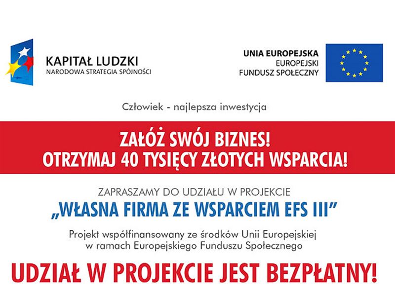 40.000 zł na rozkręcenie biznesu