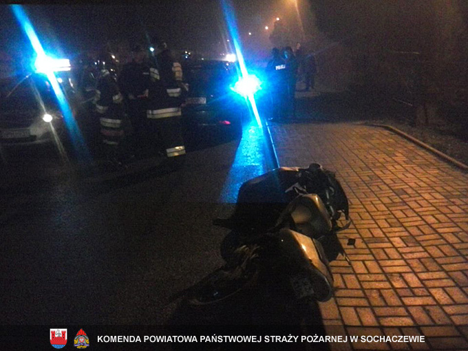 Śmierć motocyklisty na al. XX-lecia w Teresinie