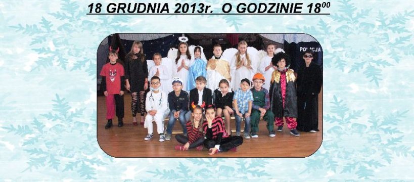 Przedstawienie jasełkowe w Żukowie