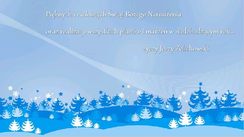 Życzenia na Święta i Nowy Rok
