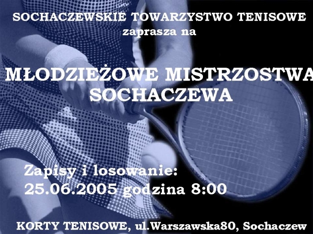 Zaproszenie na Młodzieżowe Mistrzostwa Sochaczewa