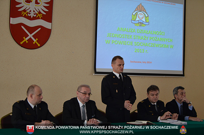 Narada podsumowująca działalność KP PSP Sochaczew w 2013 r.
