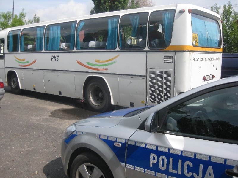 Kontrole autobusów podczas ferii zimowych