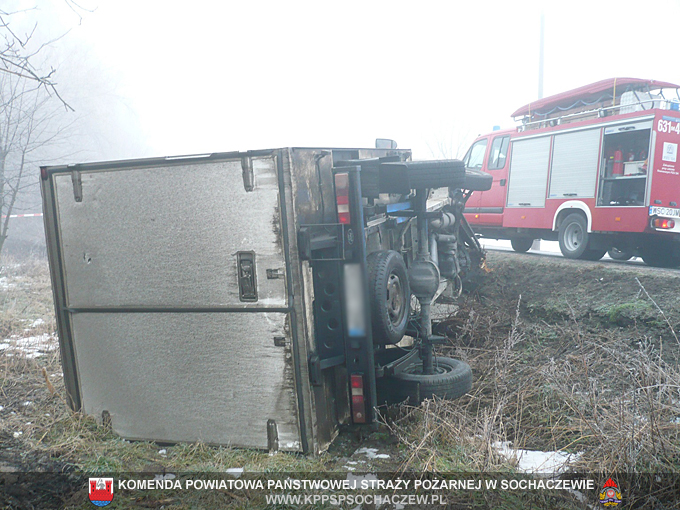 Zdarzenie drogowe w Nowych Mostkach