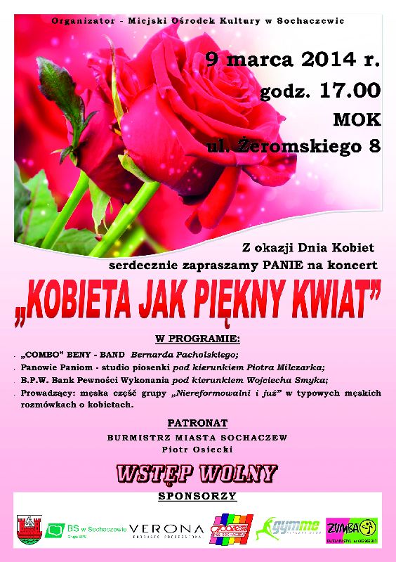 KOBIETA JAK PIĘKNY KWIAT - Koncert