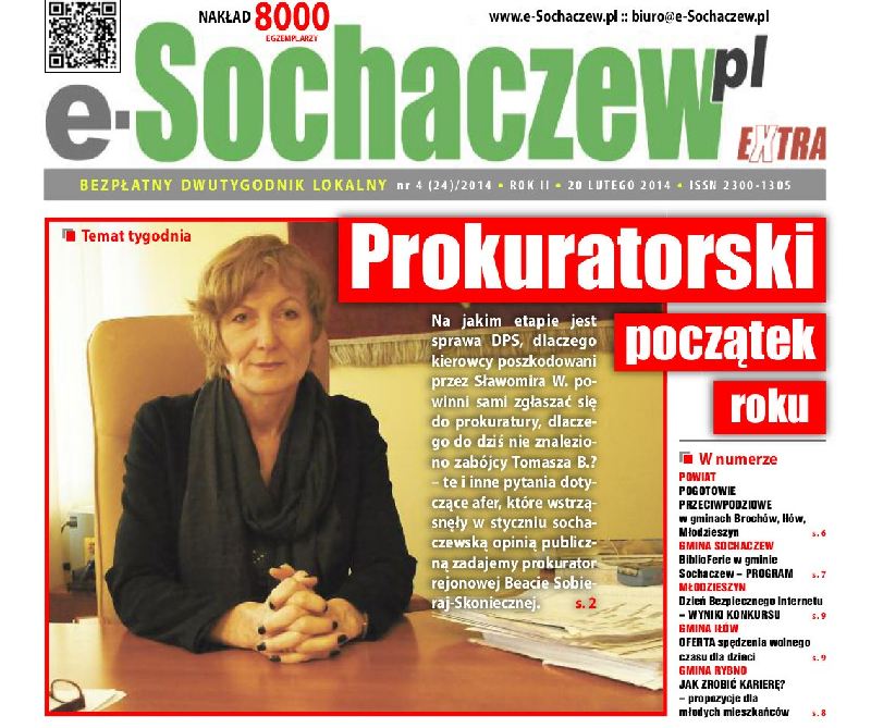 Jak oceniacie gazetę e-Sochaczew.pl? SONDA
