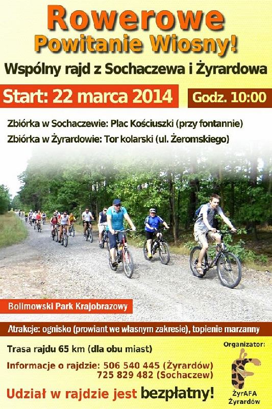 Rowerowe Powitanie wiosny z Żyr.A.F.Ą.
