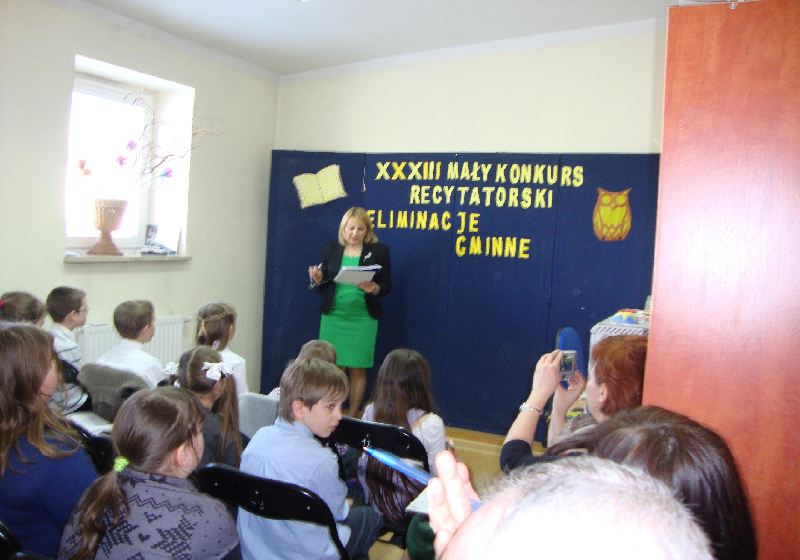 XXXIV Mały Konkurs Recytatorski 2014 - eliminacje gminne